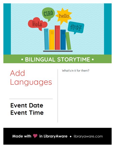 Looking For Ideas For Story Time Host Bilingual Storytime At Your