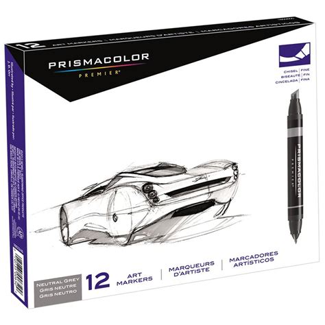 Buy Prismacolor Brush Marker Set12 Neutral Gray