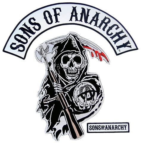 Mc Patch Sons Of Patch Anarchy Biker Motorcycle Back Patches Iron On