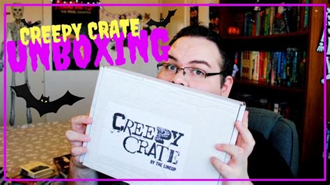 Creepy Crate 🔪 Horrortrue Crime Unboxing October 2017 Youtube