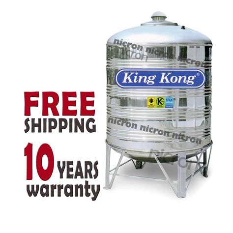 The tank would kill king kong easily by shooting and firing out powerful, huge bullets that are very disastrous. 2,300L King Kong Stainless Steel Water Tank With Stand ...