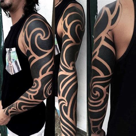 Tribal Arm Tattoos For Men Tribal Sleeve Tattoos Best Sleeve Tattoos
