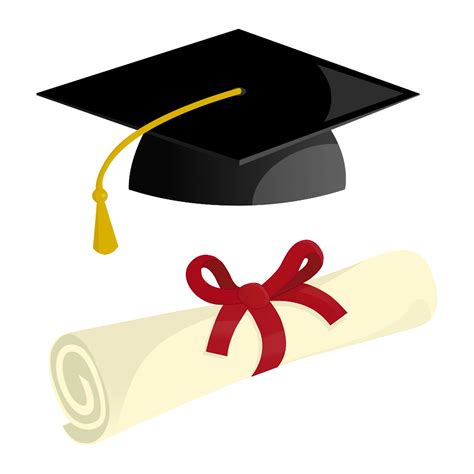 Ai Generated Simple Graduation Bachelors Hat Certificate Elements