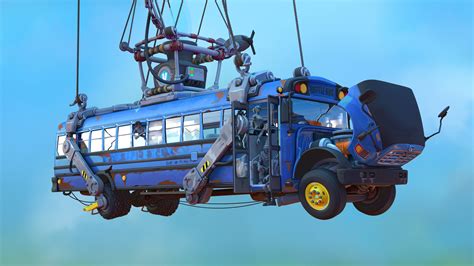 Mike Kime Fortnite Battle Bus Concept Basic And Extras