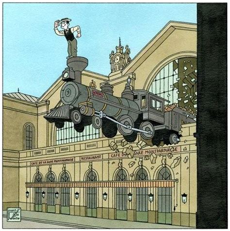 At the gare montparnasse, one of this city's cavernous railroad terminals, as we squeezed nine family members and their luggage into three taxis, we had somehow left one bag at the taxi stand. joost swarte - trafic, tekeningen met vervoersmiddelen ...