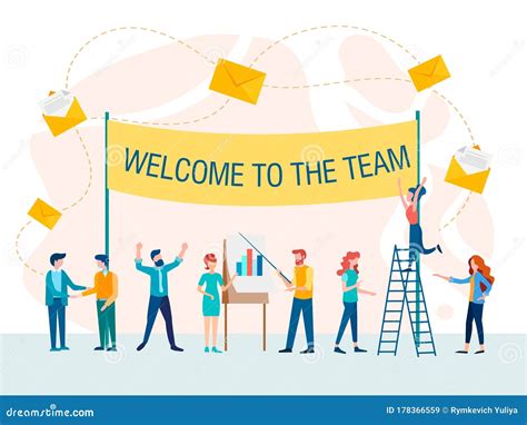 Welcome To Team Stock Illustrations 1227 Welcome To Team Stock