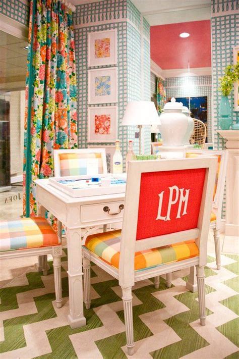 Lilly Pulitzer Style Interiors Palm Beach Chic Sweet Home