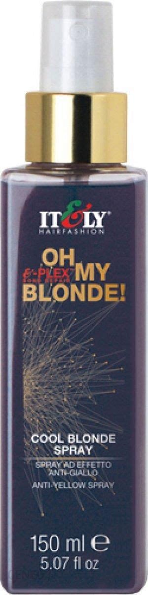Itely Hairfashion Oh My Blonde Cool Blonde Spray Do Wychładzania Koloru 150ml Opinie I Ceny