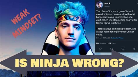 The Truth About Ninjas Tweet Youtube