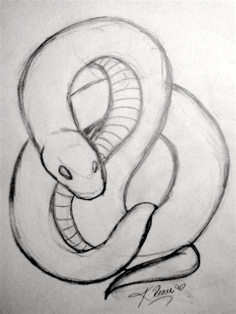 How To Draw A Snake Tattoo Step By Step Cobra Schlange Schlangen