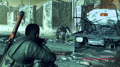 Sniper Elite Nazi Zombie Army Gameplay Pc Youtube