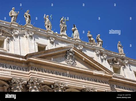 Ciudad Del Vaticano Va Vaticano 16 De Agosto De 2020 Estatua De
