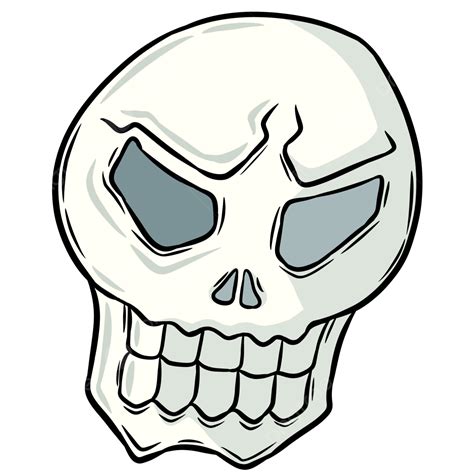 Cartoon Skull Skull Skulls Skull Head Png Transparent Clipart Image