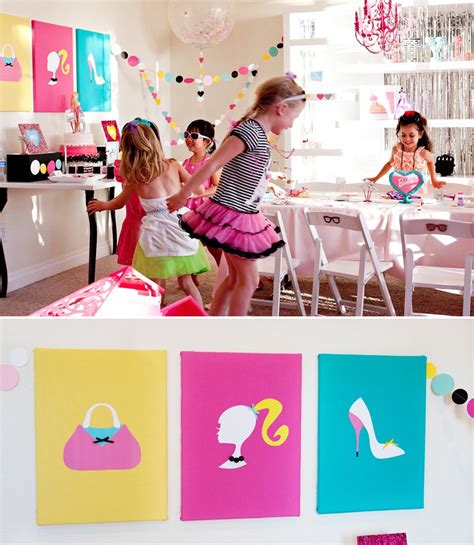Colorful And Modern Barbie Birthday Party Ideas Hostess With The Mostess®