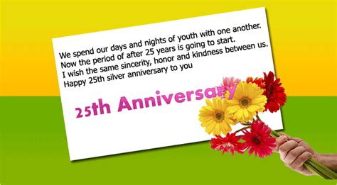 25th Anniversary Wishes For Husband Wishes4lover