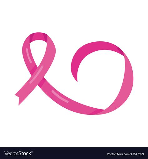 Breast Cancer Campaign Ribbon Royalty Free Vector Image