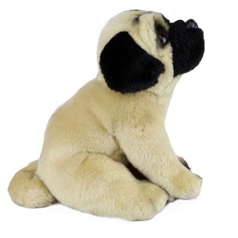 Pug Dog Fawn Plush Toy30cmstuffed Animalfaithful Friends Collectables