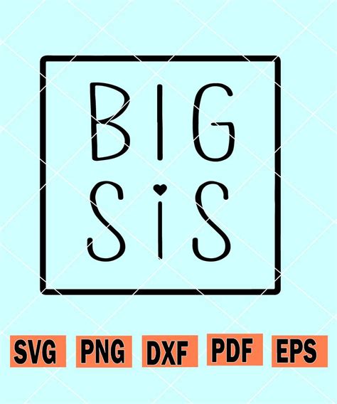 Big Sis Svg Instant Download Big Sister Svg Promoted To Big Sister Svg Big Sis
