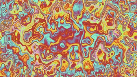 Psychedelic Abstract Background Hippie Trippy Royalty Free Video