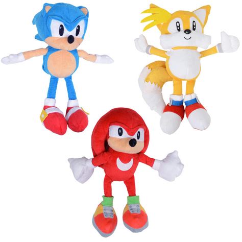 12 Sega Sonic The Hedgehog Plush Soft Toy Character Sonic Knuckles The
