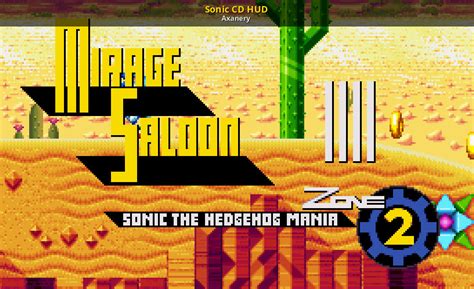 Sonic Cd Hud Sonic Mania Mods