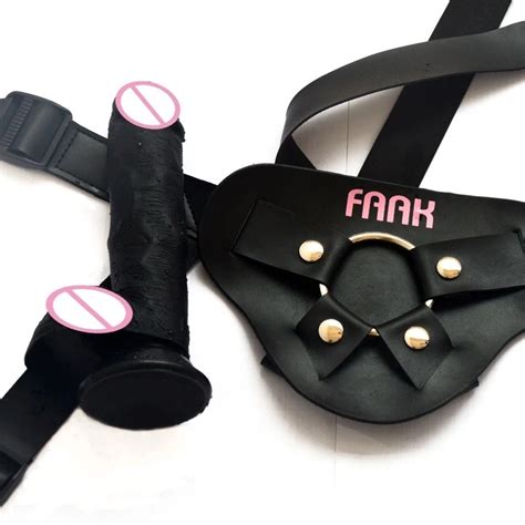 Faak Sex Shop Beginner Unisex Strap On Harness Kit With Inch Silicone Realistic Dildo