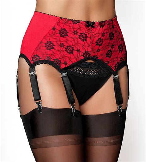 Strap Pull On Suspender Belt Retro Rosie