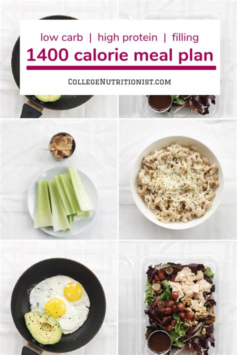 1400 Calorie Low Carb High Protein Meal Plan With Mac And Cheese And