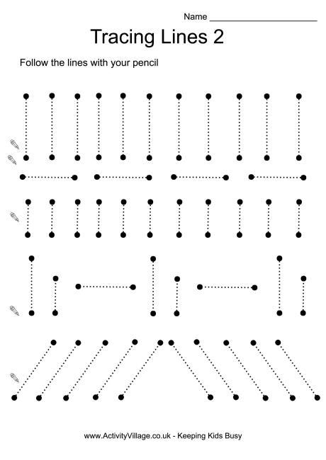 10 Best Images Of Line Tracing Worksheets Tracing Lines Worksheet