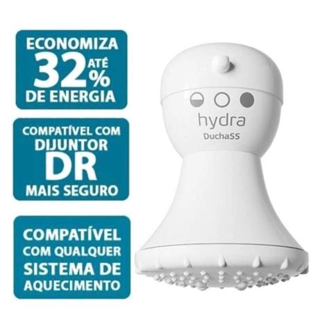 Chuveiro Ducha Elétrica Corona Hydra Ss 3t 220v 5200w Em Promoção