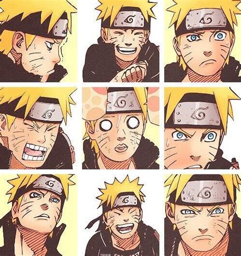 The Many Faces Of Naruto Naruto Uzumaki Boruto Anime Naruto