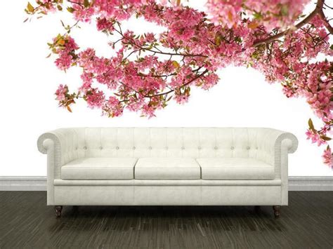 Cherry Blossom In Spring Wall Mural Stick Wall Art Wall Murals Mural