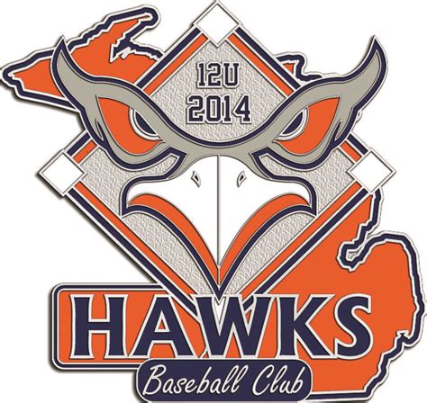Michigan Hawks Baseball Pin Sport Team Logos Baseball Cleveland