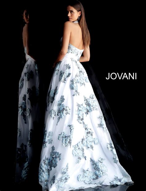 Jovani 67298 Floral Print Prom Dress