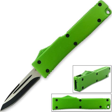 Ohio Knife And Tool Dual Action Mini Otf Knife Green