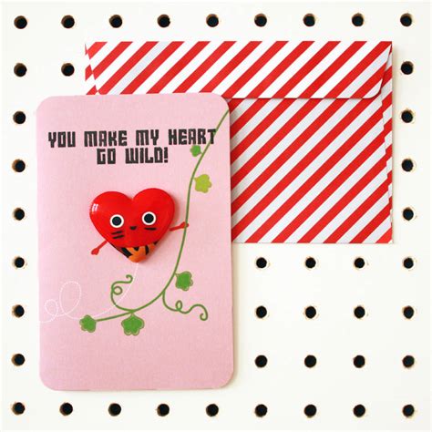 Love Heart Magnet Cards By Pango Productions