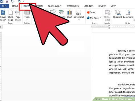 It also works wonders if you have a medium to long paragraph. How to Wrap Text in Word: 11 Steps (with Pictures) - wikiHow
