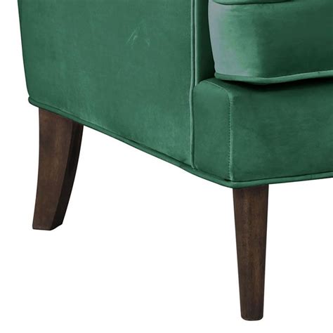 Ember Interiors Chadwick Glam Wingback Chair Green Velvet In 2022