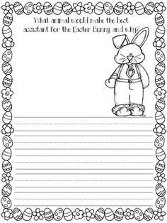 Here are some fun easter writing paper pages to print out, perhaps to use for thank you letters or to this adorable writing paper is perfect for easter letters and thank you notes, but would also work well. Easter Writing Prompts (3-5) | Easter & Spring for Kids ...