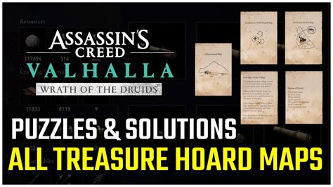 Assassin S Creed Valhalla All Ireland Treasure Hoard Map Locations