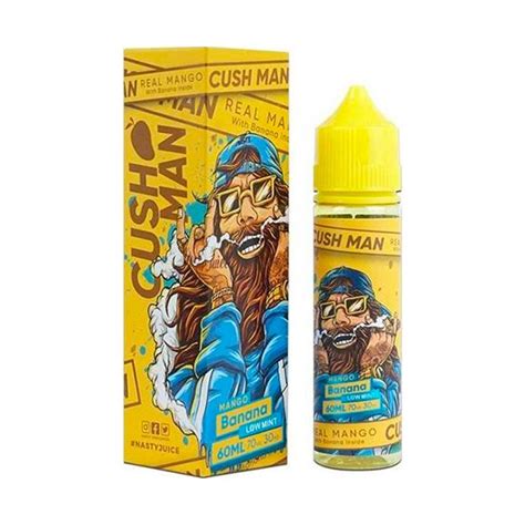 Líquido Para Vape Nasty Cush Man Mango Banana 3mg 60ml Paradise Vape