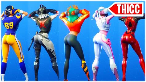 Who Got The Biggest 🍑 In Fortnite Showcased With Thicc True Heart