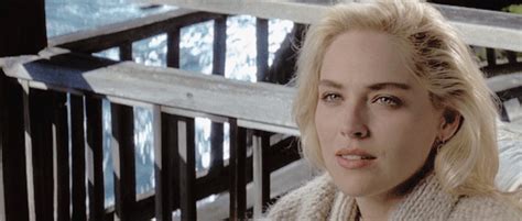 The actress has said that director paul verhoeven asked. Basic instinct sharon stone 90s GIF - Find on GIFER