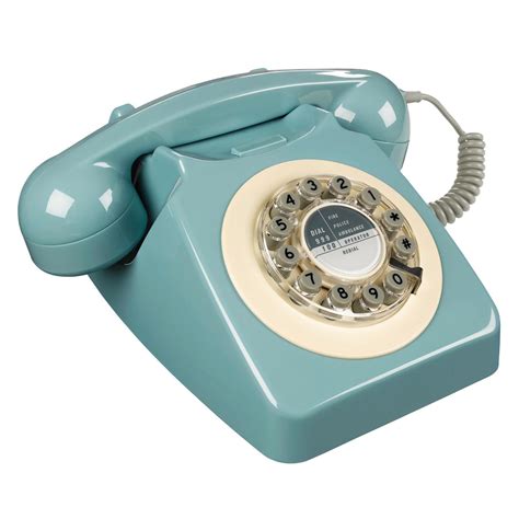 746 Series Retro 60s Mod Vintage British Telephone in French Blue