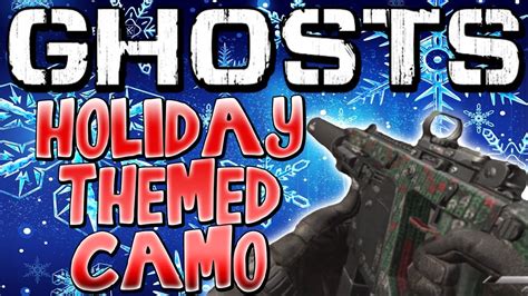 Cod Ghost Christmas Holiday Camo Leaked Dlc Camos Call Of Duty