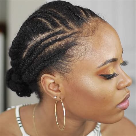 Most Inspiring Flat Twists For Natural Hair In African