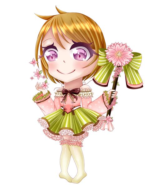 Cherry Blossom Hanayo Chibi By Dangoandflowers On Deviantart