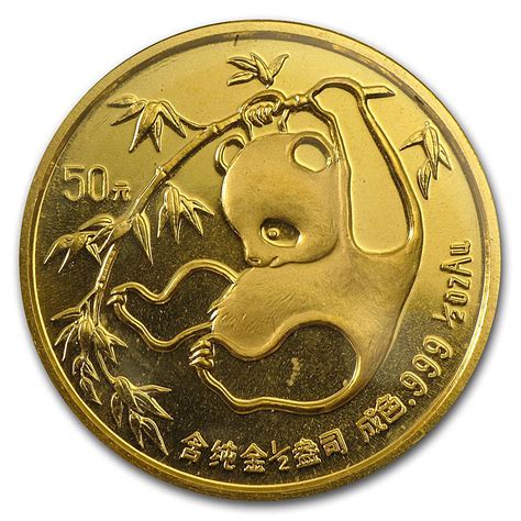 Chinese Gold Panda 1985 12 Oz