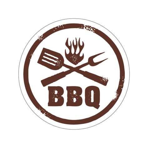 Printed Vinyl Bbq Barbeque Sign Stickers Factory