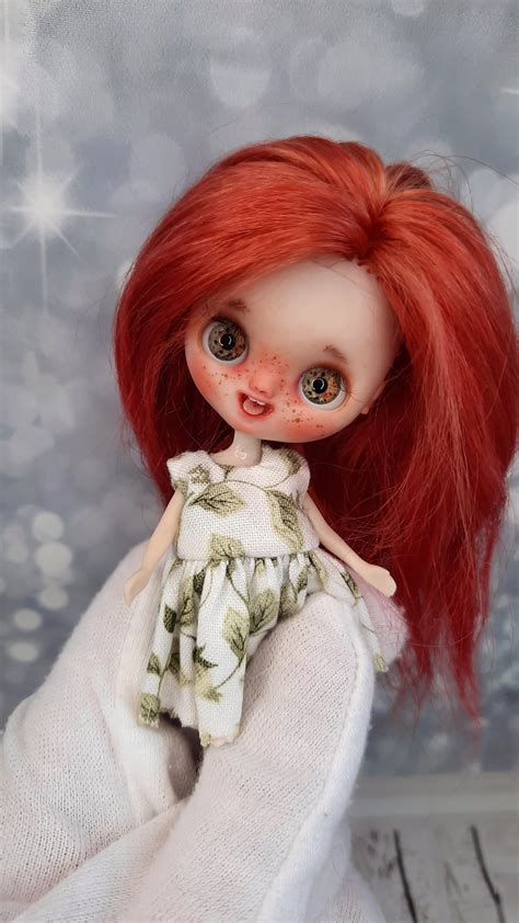 Doll Petite Blythe Ooak Petite Doll Miniature Doll With R Inspire